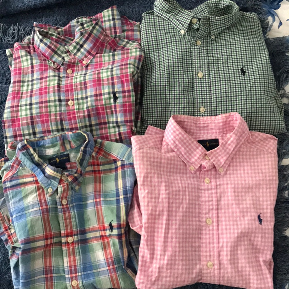 Boys Long Sleeve Polos Boys Large (14-16)